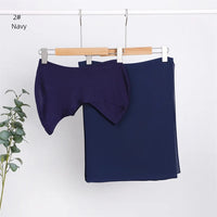 2pc/set Plain Chiffon Hijab Scarf With Stretchy Modal Cotton Turban - Modestly Vogue 