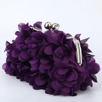 Flower Dinner Purse Designer Floral Chain Crossbody Bride Handbag - Modestly Vogue 