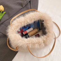Faux Fur Tote Bag | Plush Luxury Women’s Handbag - Modestly Vogue 