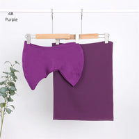 2pc/set Plain Chiffon Hijab Scarf With Stretchy Modal Cotton Turban - Modestly Vogue 