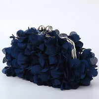 Flower Dinner Purse Designer Floral Chain Crossbody Bride Handbag - Modestly Vogue 