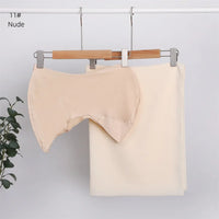 2pc/set Plain Chiffon Hijab Scarf With Stretchy Modal Cotton Turban - Modestly Vogue 