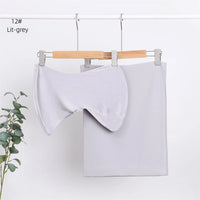 2pc/set Plain Chiffon Hijab Scarf With Stretchy Modal Cotton Turban - Modestly Vogue 