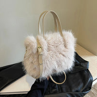Faux Fur Tote Bag | Plush Luxury Women’s Handbag - Modestly Vogue 