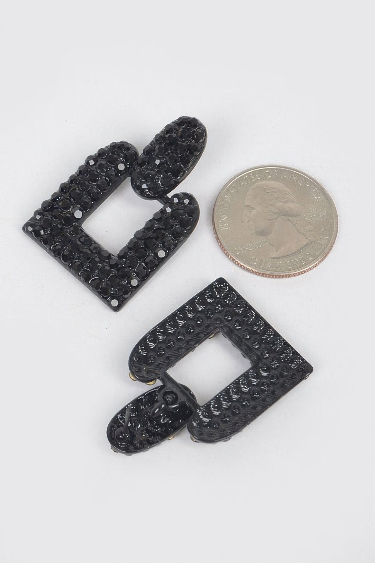 Open Cut Rhinestone Earring - Modestly Vogue 