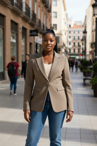 Advanced Design Retro Professional Commute One-button Suit - Modestly Vogue 