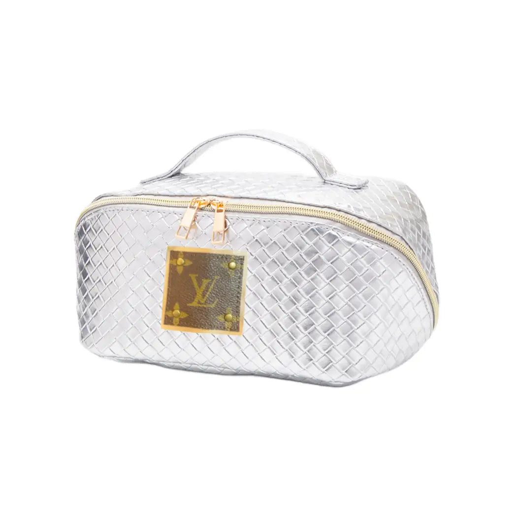 Upcycled LV Travel Pouch – Eco-Luxury for Everyday Use - Modestly Vogue 