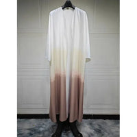 Ramadan & Eid Tie-Dye Open Batwing Kimono Abaya – Dubai Summer Style - Modestly Vogue 