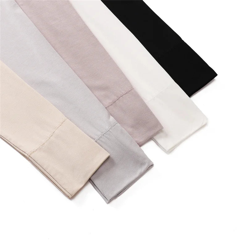 Neutral Arm Cover Oversleeves Muslim Hijab Sleeve for Women Modal Fabric
