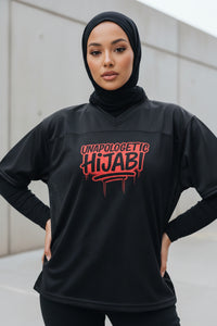Limited Edition Unapologetic Hijabi Boxy football jersey - Modestly Vogue 