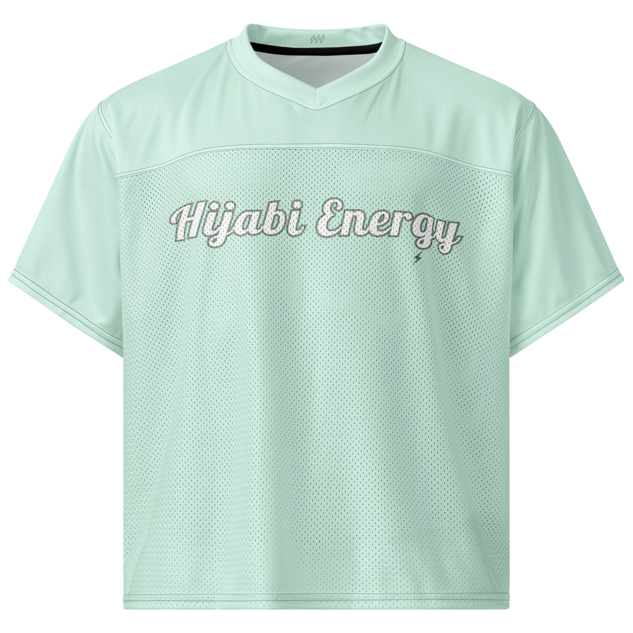 Mint SpokenEnergy™ Boxy football jersey - Modestly Vogue 