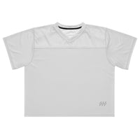 Whisper Grey Short Sleeve Boxy jersey - Modestly Vogue 