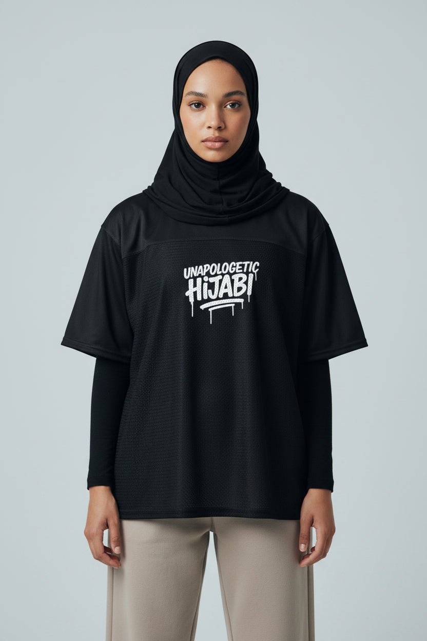 Unapologetic Hiabi Boxy football jersey