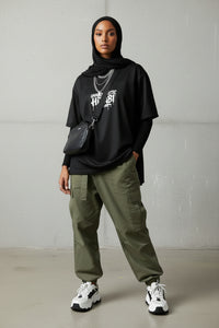 Unapologetic Hiabi Boxy football jersey - Modestly Vogue 