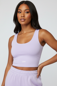 LEM Volet Veil Cotton crop top Tee - Modestly Vogue 