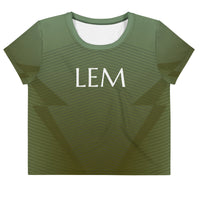 Grounded LEM Crop Tee - Modestly Vogue 