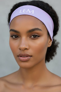 LEM Violet Veil Monogram Headband