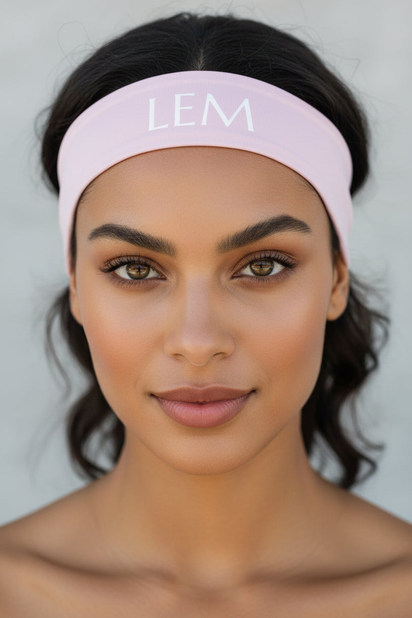 LEM Pink Lace Headband