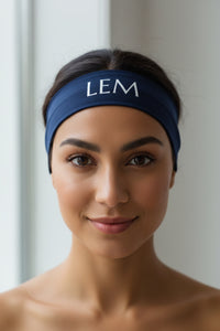 LEM Navy Headband - Modestly Vogue 