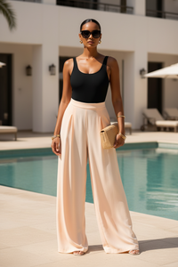 LEM Studio Swim Black One-Piece Swimsuit - Modestly Vogue 