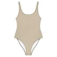 LEM Studio Swim Sand One-Piece Swimsuit - Modestly Vogue 