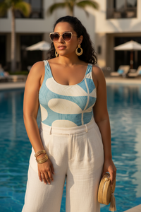 LEM Studio Swim Seaform One-Piece Swimsuit - Modestly Vogue 