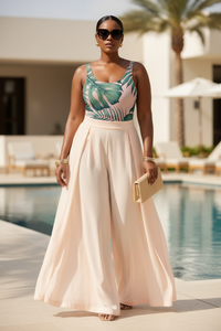 LEM Studio Swim Blush Oasis One-Piece Swimsuit - Modestly Vogue 
