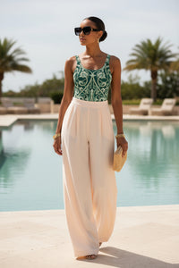 LEM Studio Swim Sultan Garden One-Piece Swimsuit - Modestly Vogue 