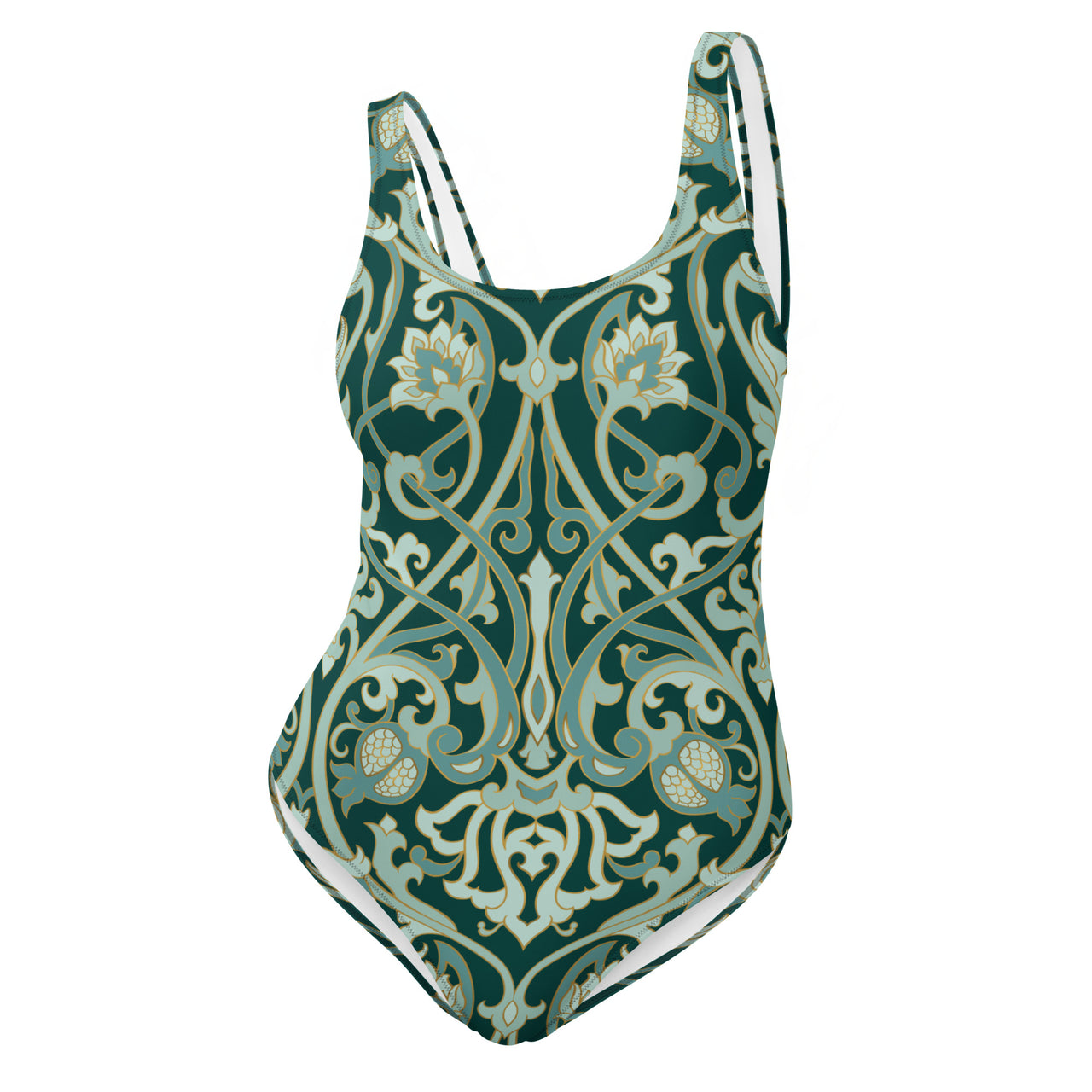 LEM Studio Swim Sultan Garden One-Piece Swimsuit - Modestly Vogue 