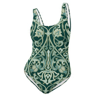 LEM Studio Swim Sultan Garden One-Piece Swimsuit - Modestly Vogue 