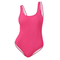 LEM Studio Swim Pink Voltage One-Piece Swimsuit - Modestly Vogue 