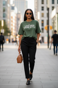 Modest Mindset Olive Statement Tee - Modestly Vogue 