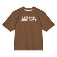 Modest Mindset™ Cognac Brown Statement Tee - Modestly Vogue 
