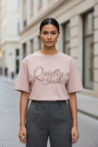 Quietly Iconic™ Tee- Blush Nude - Modestly Vogue 