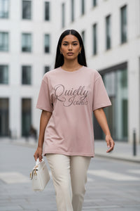 Quietly Iconic™ Tee- Blush Nude - Modestly Vogue 