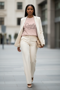 Quietly Iconic™ Tee- Blush Nude - Modestly Vogue 
