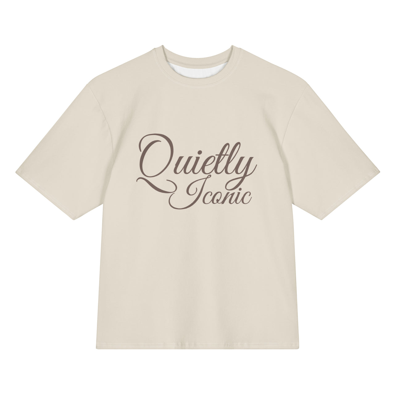Quietly Iconic™ Tee- Soft Cream - Modestly Vogue 