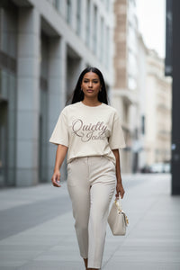 Oversized cotton t-shirt - Modestly Vogue 