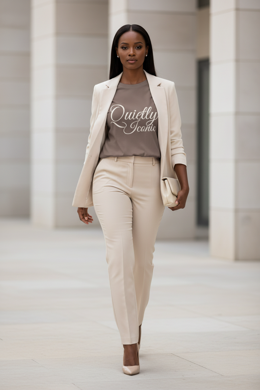Quietly Iconic Tee- Deep Mocha - Modestly Vogue 