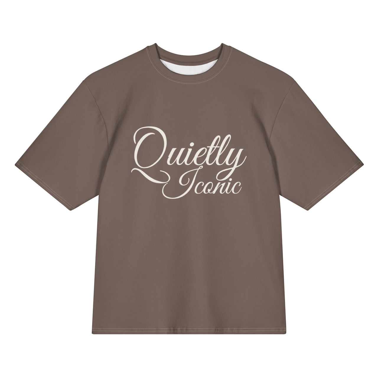 Quietly Iconic Tee- Deep Mocha - Modestly Vogue 