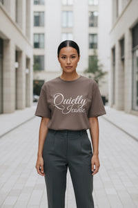 Quietly Iconic Tee- Deep Mocha - Modestly Vogue 