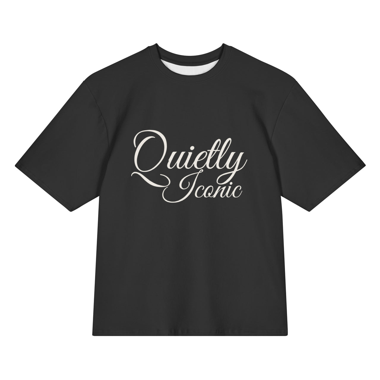 Quietly Iconic™ Tee- Soft Black - Modestly Vogue 