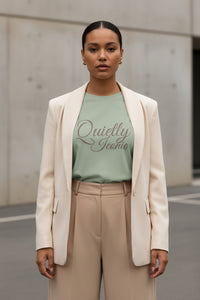 Quietly Iconic™ Tee- Calm Sage - Modestly Vogue 