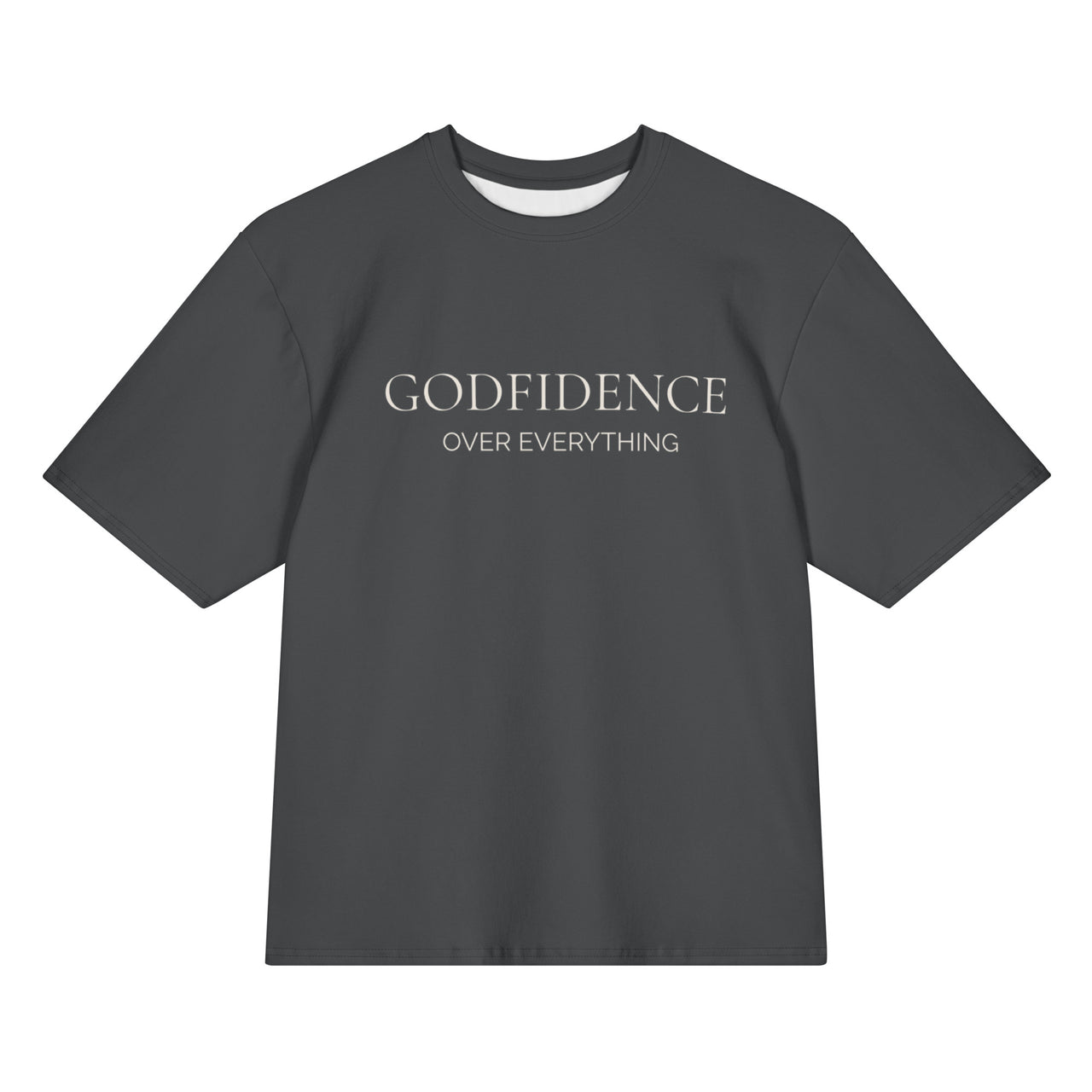 Modest Mindset Godfidence - Charcoal Mineral Wash - Modestly Vogue 