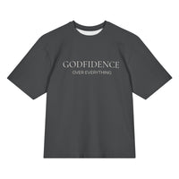 Modest Mindset Godfidence - Charcoal Mineral Wash - Modestly Vogue 