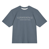 Modest Mindset Godfidence- Steel Blue - Modestly Vogue 