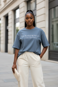 Modest Mindset Godfidence- Dusty Slate