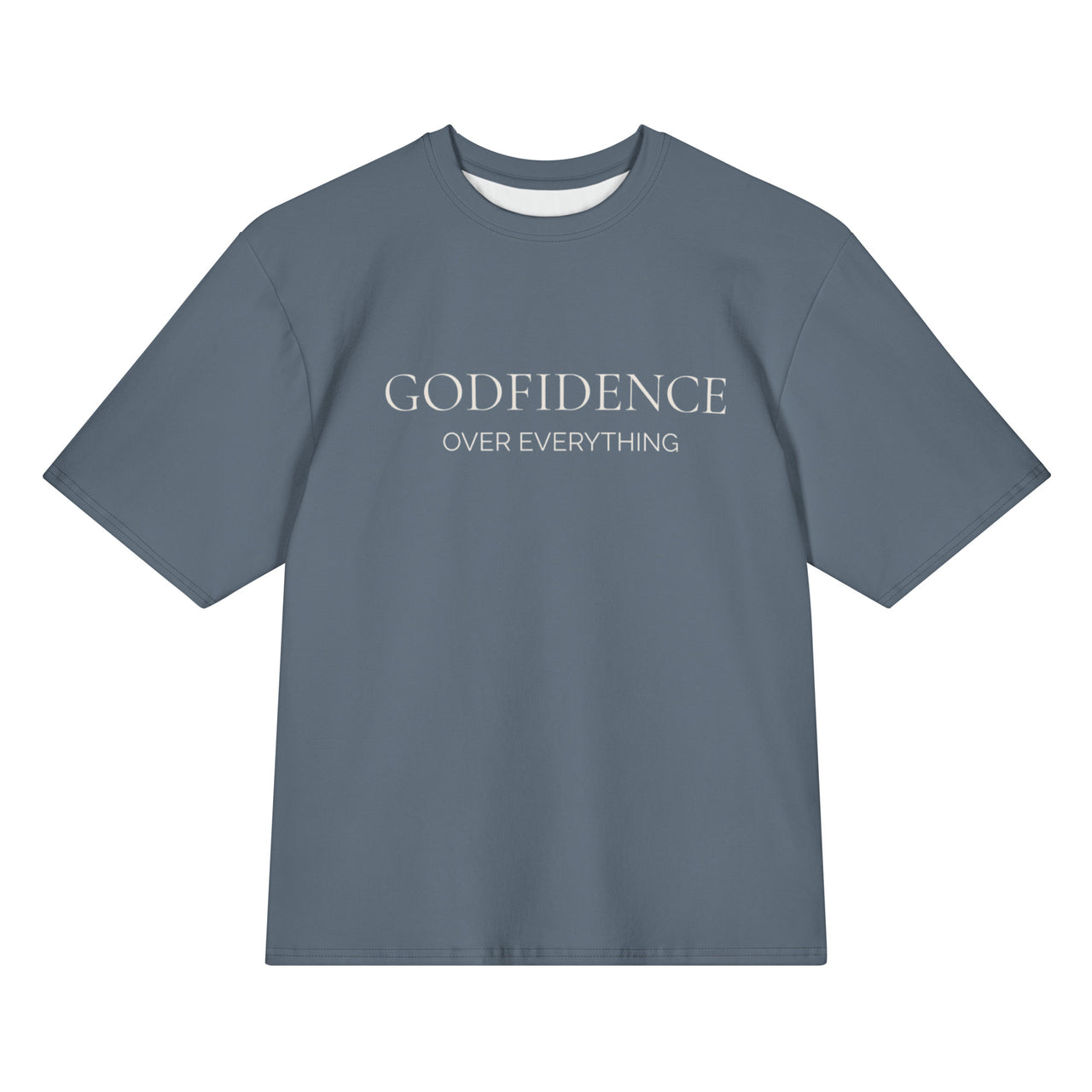 Modest Mindset Godfidence- Steel Blue - Modestly Vogue 