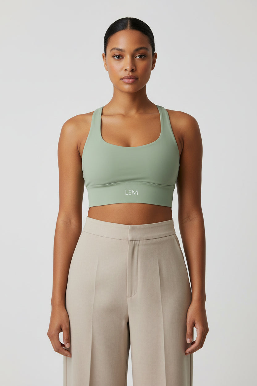 LEM Sage Longline Sports Bra - Modestly Vogue 