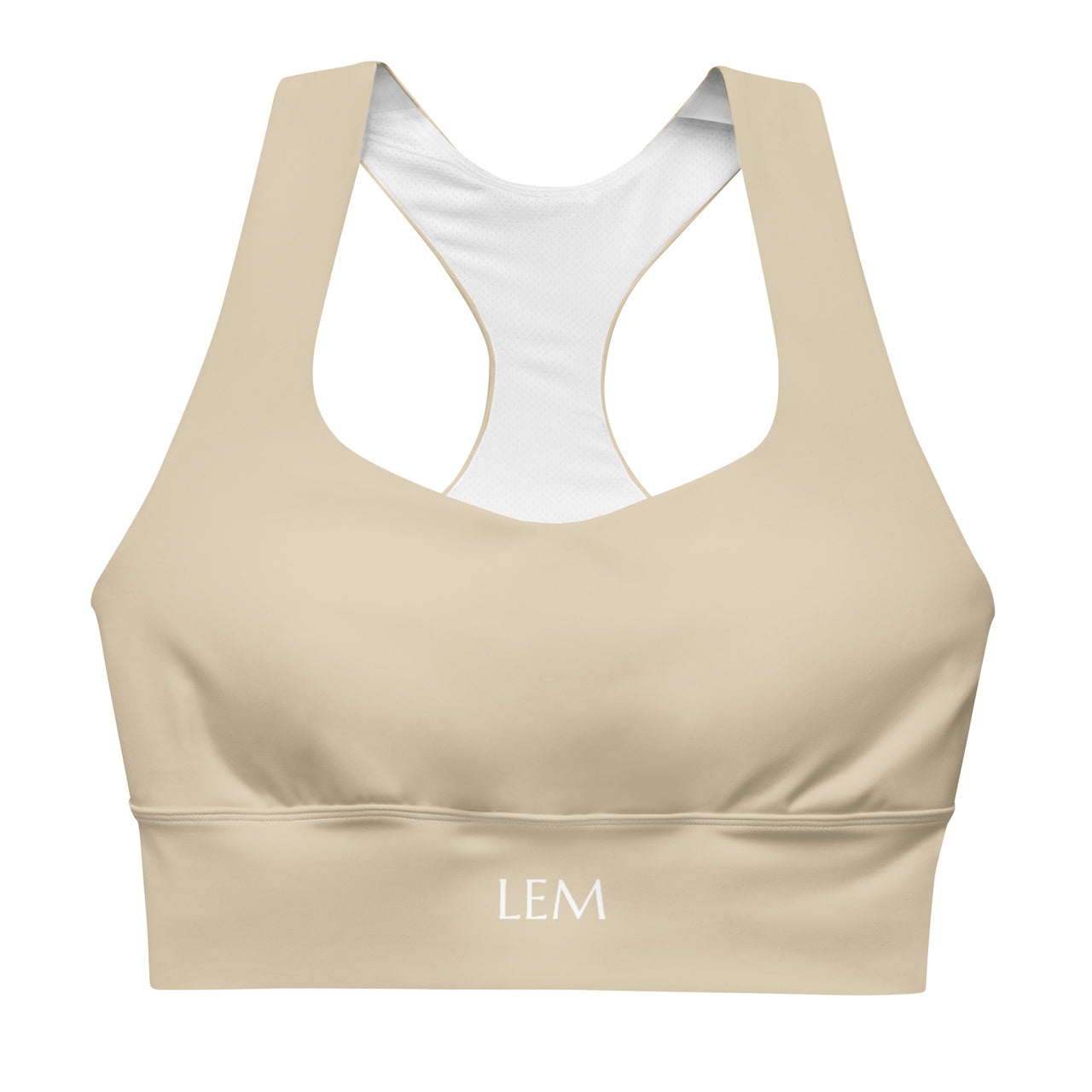 LEM Sand Longline Sports Bra - Modestly Vogue 